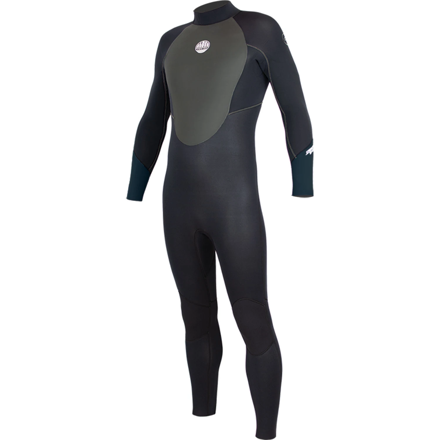 Alder Stealth 3/2mm Blindstitched Backzip Wetsuit - Black 1 Alder Stealth 3/2mm Blindstitched Backzip Wetsuit - Black
