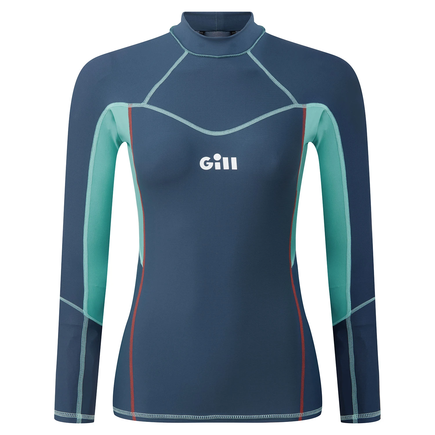Gill Womens Pro Rash Vest Long Sleeve - Ocean 1 Gill Womens Pro Rash Vest Long Sleeve - Ocean