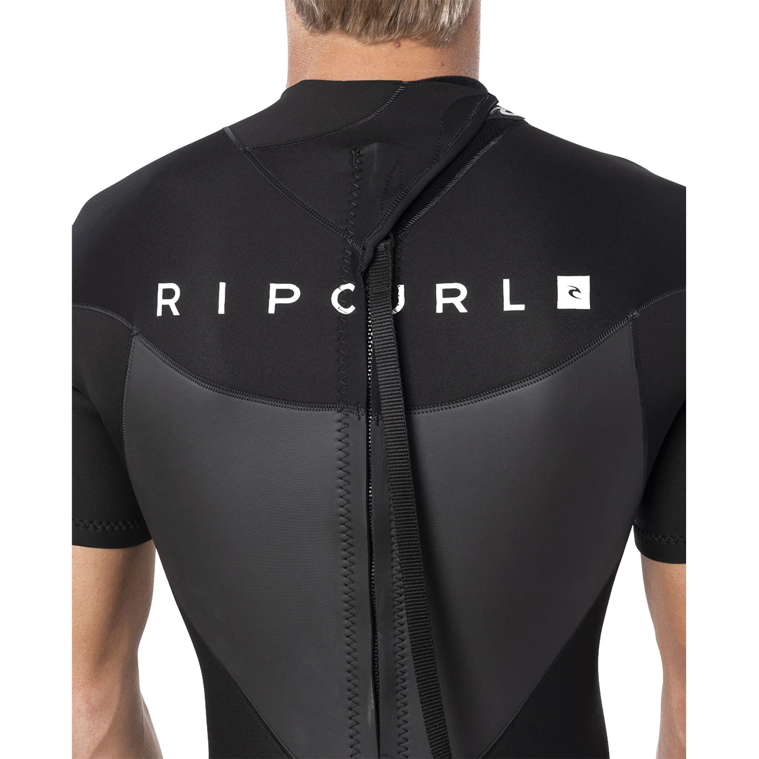 Rip Curl Omega 1.5mm Back-Zip Shorty Wetsuit - Black 5 Rip Curl Omega 1.5mm Back-Zip Shorty Wetsuit - Black - Image 5
