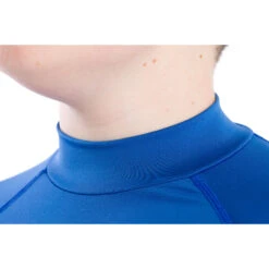 Typhoon Junior Flatlock Short Sleeve Rashguard - Aqua Blue -Outlet Wetsuit Zone Store 2020 Typhoon Junior rash 2 07