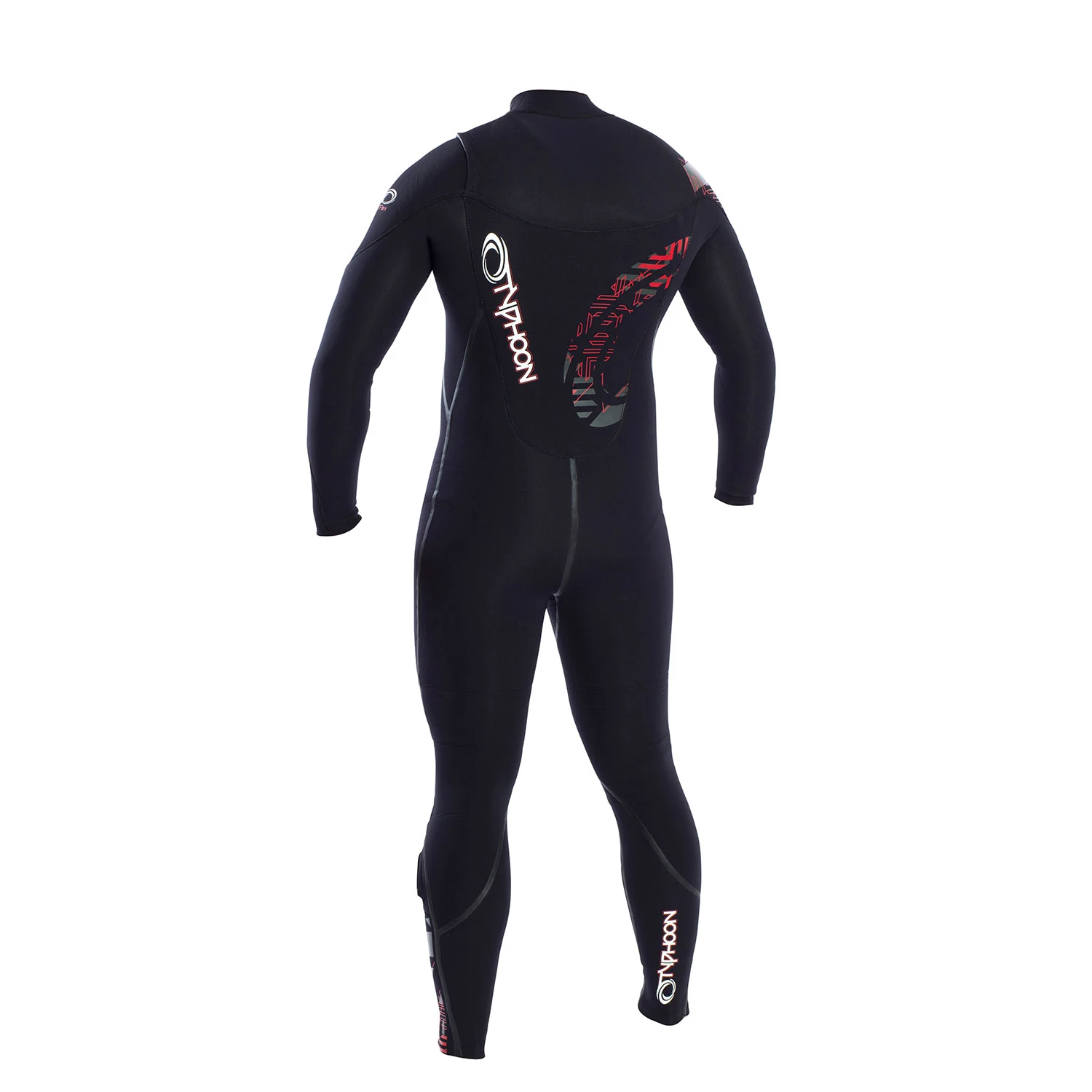 Typhoon Kona Liquid Seam 3/2mm Front Zip Wetsuit - Rustic Red 2 Typhoon Kona Liquid Seam 3/2mm Front Zip Wetsuit - Rustic Red - Image 2
