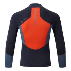 Gill Race Firecell Long Sleeve Wetsuit Top - Blue -Outlet Wetsuit Zone Store 2020 Gill RS17 DARK DENIM ORANGE 3