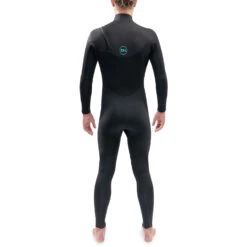 Dakine Mission 4/3mm Chest-Zip Fullsuit Wetsuit - Black -Outlet Wetsuit Zone Store 2021 Dakine Mission Chest Zip Fullsuit Wetsuit 2021 DK21M543MZ 3 1