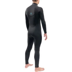 Dakine Mission 4/3mm Chest-Zip Fullsuit Wetsuit - Black -Outlet Wetsuit Zone Store 2021 Dakine Mission Chest Zip Fullsuit Wetsuit 2021 DK21M543MZ 4 1