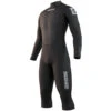 Mystic Brand 3/2mm Back-Zip Shortleg Flatlock Wetsuit - Black