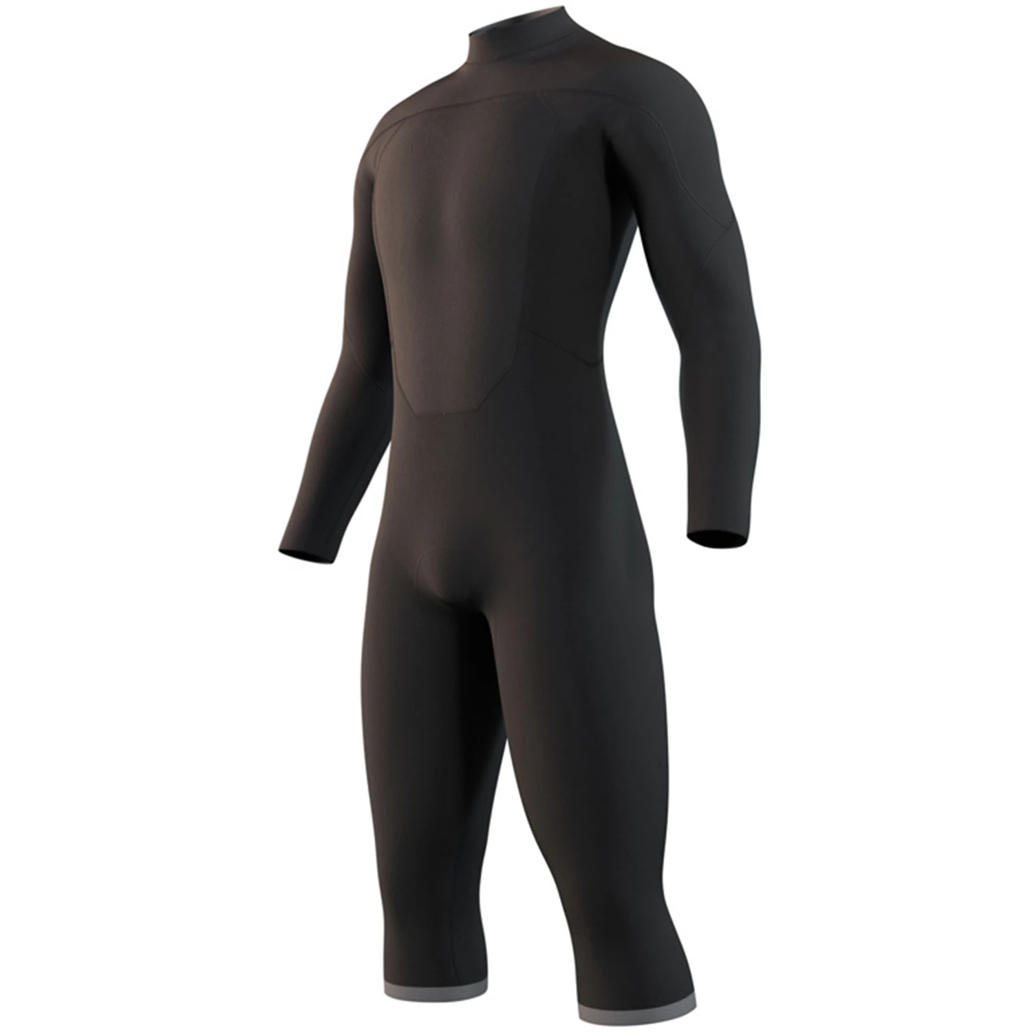 Mystic Brand 3/2mm Back-Zip Shortleg Flatlock Wetsuit - Black 3 Mystic Brand 3/2mm Back-Zip Shortleg Flatlock Wetsuit - Black - Image 3