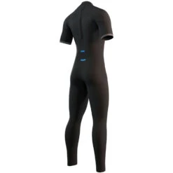 Mystic Brand 3/2mm Back-Zip Shortarm Flatlock Wetsuit - Black -Outlet Wetsuit Zone Store 2021 Mystic Brand 32 Shortarm Wetsuit Black 210314 900 04