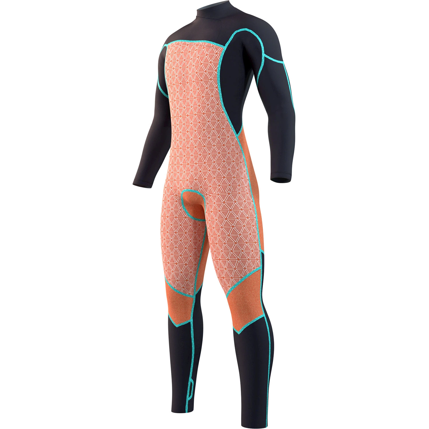 Mystic MAJESTIC 4/3 GBS Front Zip Wetsuit - Night Blue 3 Mystic MAJESTIC 4/3 GBS Front Zip Wetsuit - Night Blue - Image 3