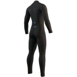 Mystic Star 4/3mm GBS Back-Zip Fullsuit Wetsuit - Global Blue -Outlet Wetsuit Zone Store 2021 Mystic Star 43 Backzip Wetsuit Black 210310 900 04