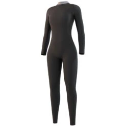 Mystic Womens Brand 3/2mm Back-Zip Flatlock Wetsuit - Night Blue -Outlet Wetsuit Zone Store 2021 Mystic Womens Brand 32 Backzip Wetsuit Night Blue 210319 449 03