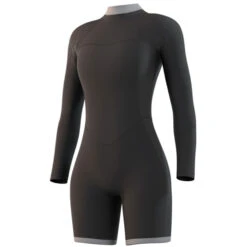 Mystic Womens Brand 3/2mm Longarm Shorty Wetsuit - Night Blue 6 Mystic Womens Brand 3/2mm Longarm Shorty Wetsuit - Night Blue -Outlet Wetsuit Zone Store 2021 Mystic Womens Brand 32 Longarm Shorty Wetsuit Night Blue 210322 449 03