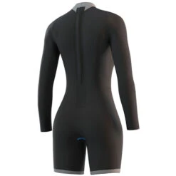 Mystic Womens Brand 3/2mm Longarm Shorty Wetsuit - Night Blue 7 Mystic Womens Brand 3/2mm Longarm Shorty Wetsuit - Night Blue -Outlet Wetsuit Zone Store 2021 Mystic Womens Brand 32 Longarm Shorty Wetsuit Night Blue 210322 449 04