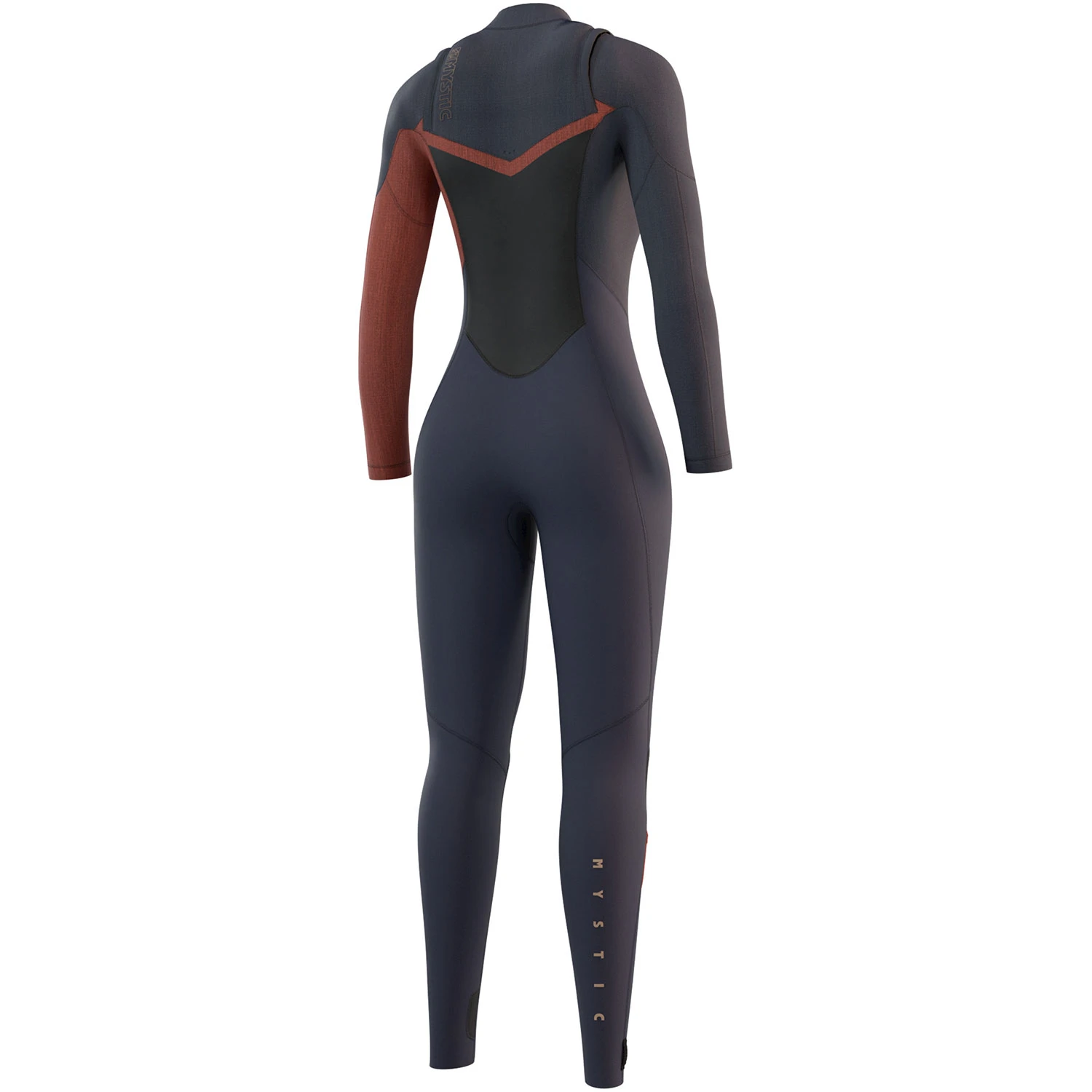 Mystic Womens Diva 3/2mm Front Zip Wetsuit - Night Blue 2 Mystic Womens Diva 3/2mm Front Zip Wetsuit - Night Blue - Image 2