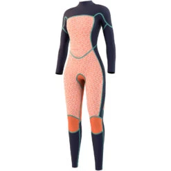Mystic Womens Diva 3/2mm Front Zip Wetsuit - Black/Mint -Outlet Wetsuit Zone Store 2021 Mystic Womens Diva 32 Front Zip Wetsuit 35000.210077 956 03