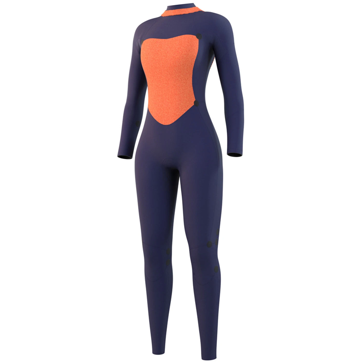 Mystic Womens Star 3/2mm Back-Zip Fullsuit Wetsuit - Night Blue 3 Mystic Womens Star 3/2mm Back-Zip Fullsuit Wetsuit - Night Blue - Image 3
