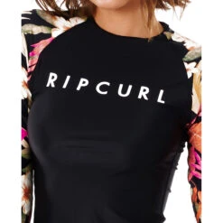 Rip Curl Womens LS UV Rash Top - Northshore -Outlet Wetsuit Zone Store 2021 Rip Curl Womens LS UV Rash Top Northshore WLY3SW 0090 5