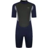 Typhoon Storm3 3/2mm Shorty Wetsuit - Navy/ Grey Marl
