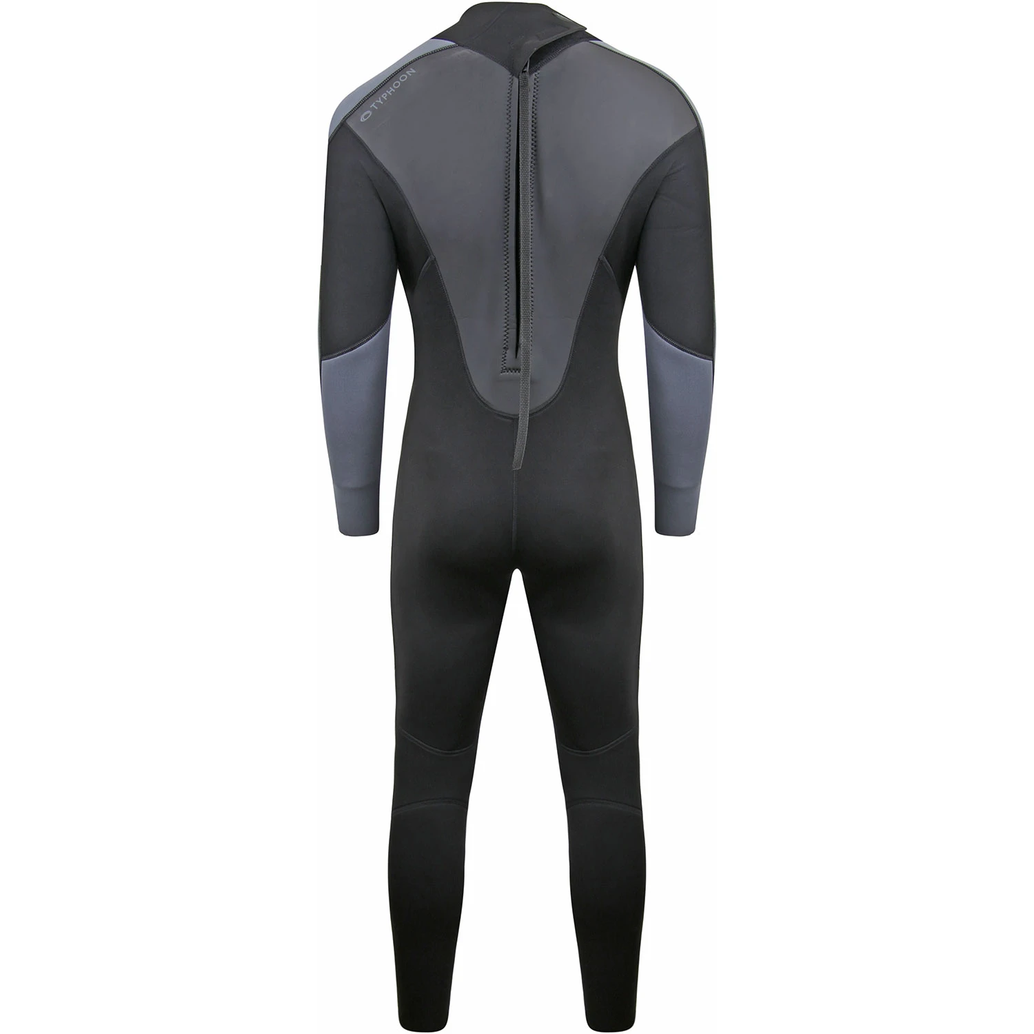 Typhoon Swarm3 3/2mm Back Zip Wetsuit - Black 2 Typhoon Swarm3 3/2mm Back Zip Wetsuit - Black - Image 2