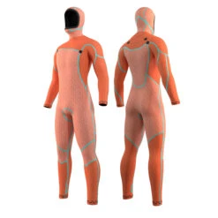 Mystic Voltt Hooded 6/4/3mm Front-Zip Fullsuit Wetsuit - Black -Outlet Wetsuit Zone Store 2022 Mystic Voltt Hooded 643mm Chest zip Wetsuit Inside