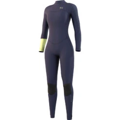 Mystic Womens Dazzled 5/3 Back Zip Wetsuit - Night Blue