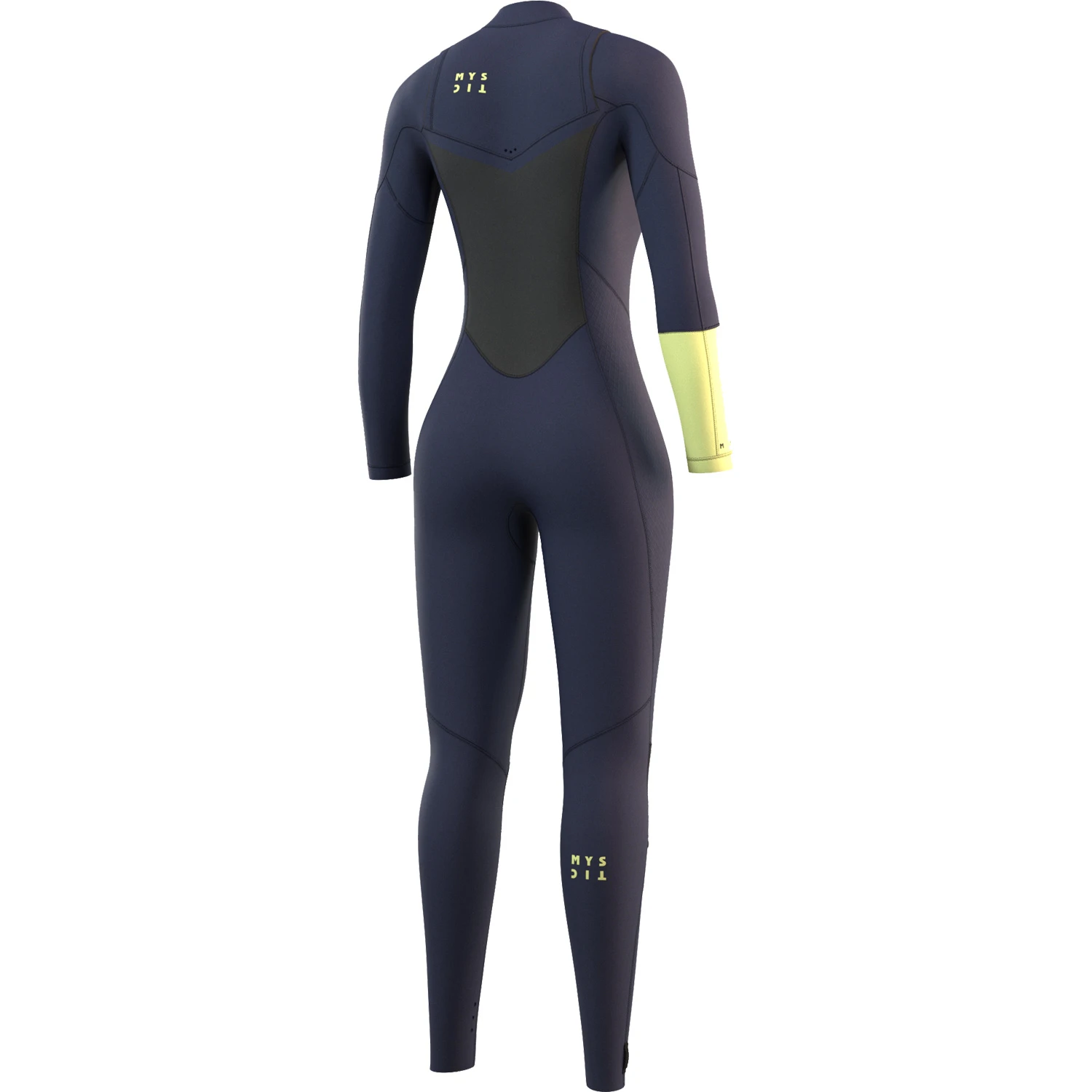 Mystic Womens Dazzled 3/2 Double Front Zip Wetsuit - Night Blue 2 Mystic Womens Dazzled 3/2 Double Front Zip Wetsuit - Night Blue - Image 2