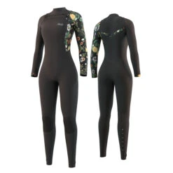 Mystic Womens Jayde 4/3mm Chest-Zip Wetsuit - Black -Outlet Wetsuit Zone Store 2022 Mystic Womens Jayde Wetsuit Black 1