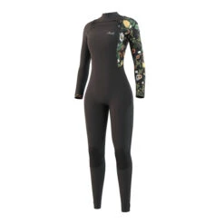 Outlet Wetsuit Zone Store 24 Mystic Womens Jayde 4/3mm Chest-Zip Wetsuit - Black