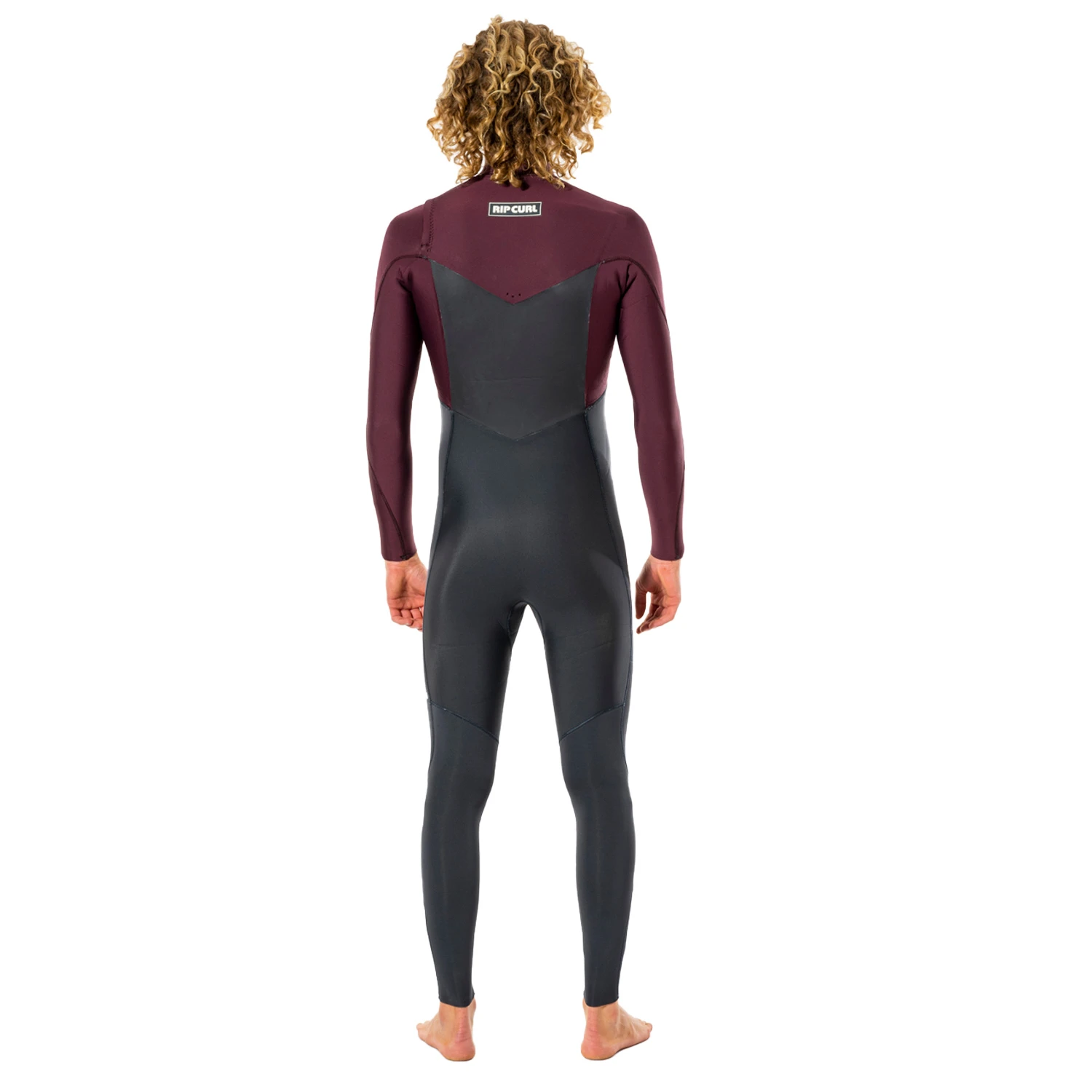 Rip Curl Dawn Patrol 5/3mm Chest Zip Wetsuit - Wine 2 Rip Curl Dawn Patrol 5/3mm Chest Zip Wetsuit - Wine - Image 2