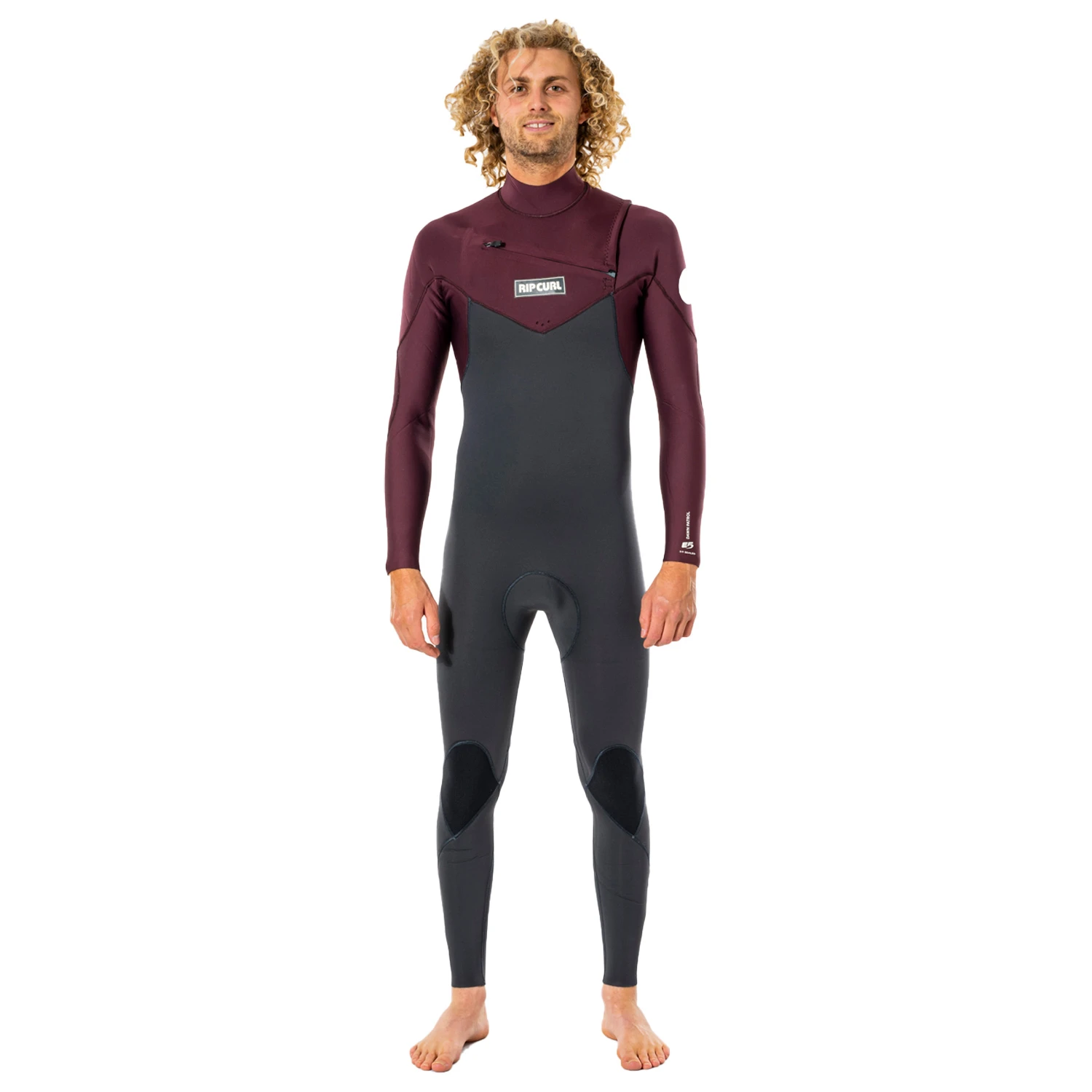 Rip Curl Dawn Patrol 5/3mm Chest Zip Wetsuit - Wine 1 Rip Curl Dawn Patrol 5/3mm Chest Zip Wetsuit - Wine