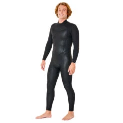 Rip Curl Freelite 3/2mm Back Zip Wetsuit - Black -Outlet Wetsuit Zone Store 2022 Rip Curl Freelite 32 Mens Wetsuit WF203M 0090 1