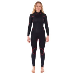 Rip Curl Womens Omega 5/3mm Back-Zip Wetsuit - Green -Outlet Wetsuit Zone Store 2022 Rip Curl Womens Omega Chest Zip 53 Wetsuit Green 4