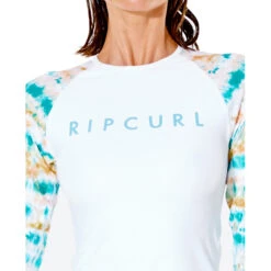 Rip Curl Womens Summer Breeze LS UV Rash Top - White 7 Rip Curl Womens Summer Breeze LS UV Rash Top - White -Outlet Wetsuit Zone Store 2022 Rip Curl Womens Summer Breeze LS RAshguard White 117WRV 1000 5