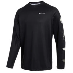 Mystic Bolt Longsleeve Rash Vest - Black