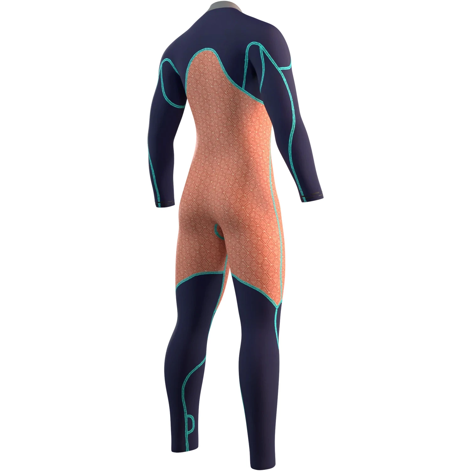 Mystic MAJESTIC 4/3 GBS Front Zip Wetsuit - Navy 4 Mystic MAJESTIC 4/3 GBS Front Zip Wetsuit - Navy - Image 4