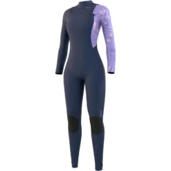 Mystic Womens Jayde 5/4mm Chest-Zip Fullsuit Wetsuit - Navy