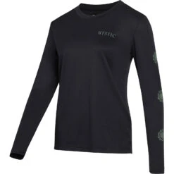 Mystic Womens Jayde Long-Sleeve Rashvest - Black