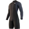 Mystic Marshall 3/2mm Long Arm Shorty Wetsuit - Black