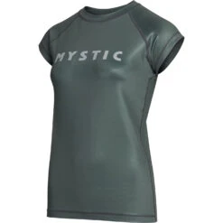 Mystic Womens Star Short Sleeve Rashvest - Dark Olive