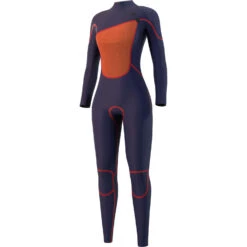 Mystic Womens The One 4/3 GBS Zip-Free Wetsuit - Dark Olive -Outlet Wetsuit Zone Store 2023 Mystic Womens Wetsuit 230122 643 03