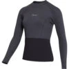 Mystic Womens Lunar 2mm Long Sleeve Neoprene Vest - Dark Grey