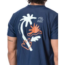 Rip Curl Wilder Short Sleeve Loose Fit UV Tee - Navy -Outlet Wetsuit Zone Store 65902 WLE9HM 0049 5