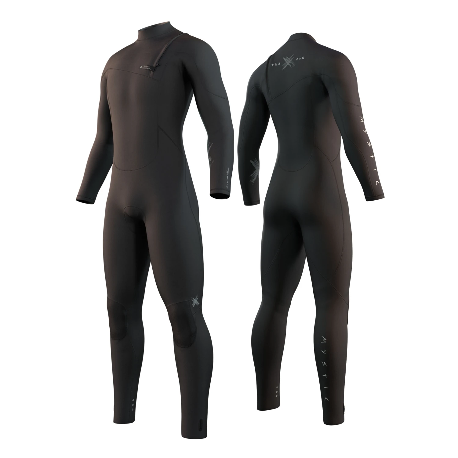 Mystic THE ONE 4/3 GBS Zip-Free Wetsuit - Black 220009 2 Mystic THE ONE 4/3 GBS Zip-Free Wetsuit - Black 220009 - Image 2