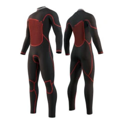 Mystic THE ONE 3/2 GBS Zip-Free Wetsuit - Grey -Outlet Wetsuit Zone Store Mystic The One Zip Free Fullsuit Wetsuit Black 2 3