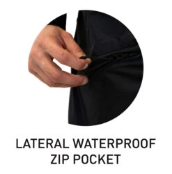 Surflogic Storm Robe LS Waterproof Poncho / Changing Robe - Black -Outlet Wetsuit Zone Store Surf Logic Long Sleeve Storm Robe 7