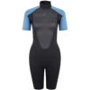 Typhoon Womens Swarm3 3/2mm Shorty Wetsuit - Black/Blue