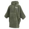 Mystic Womens Teddy Poncho - Olive Green