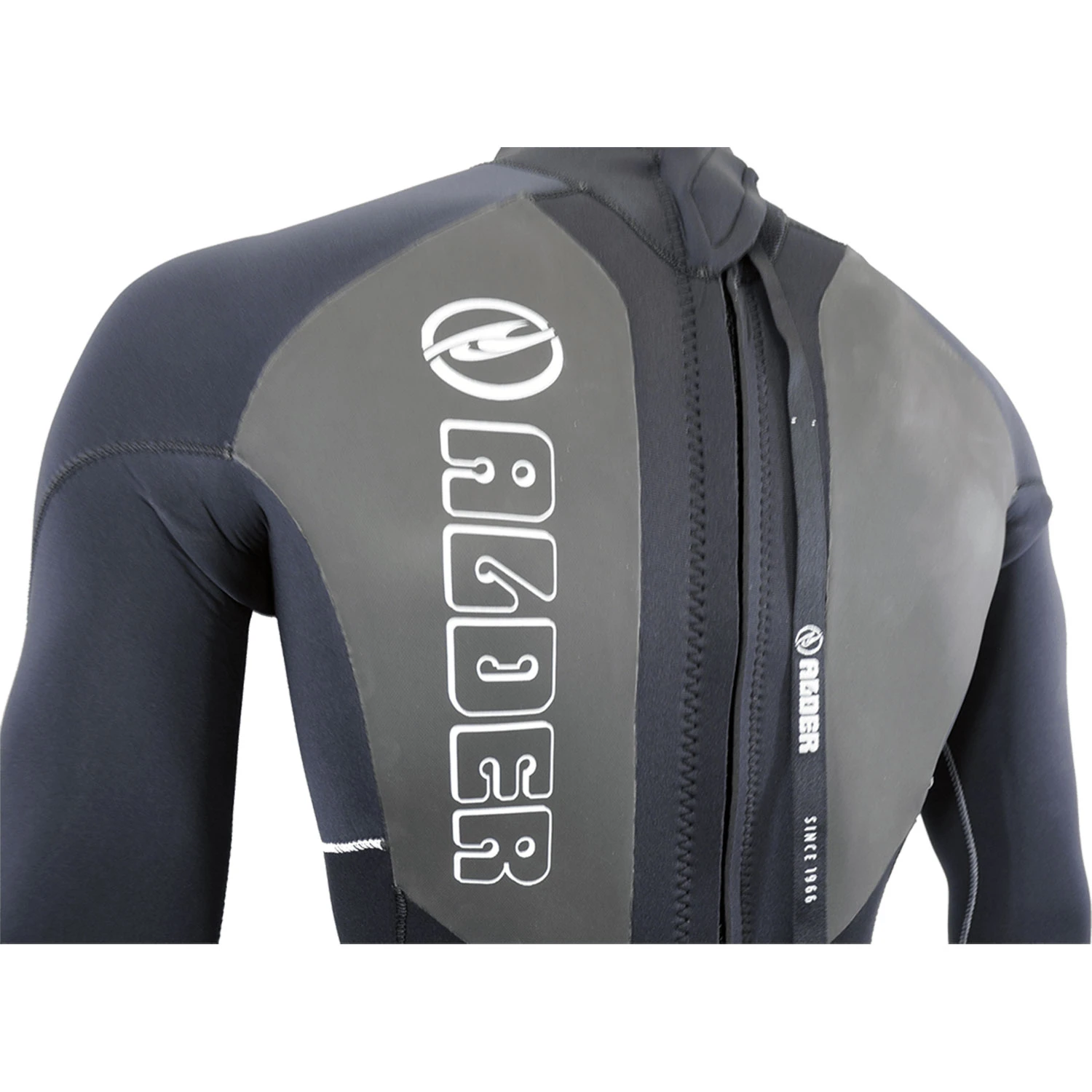 Alder Stealth 3/2mm Blindstitched Backzip Wetsuit - Black 2 Alder Stealth 3/2mm Blindstitched Backzip Wetsuit - Black - Image 2