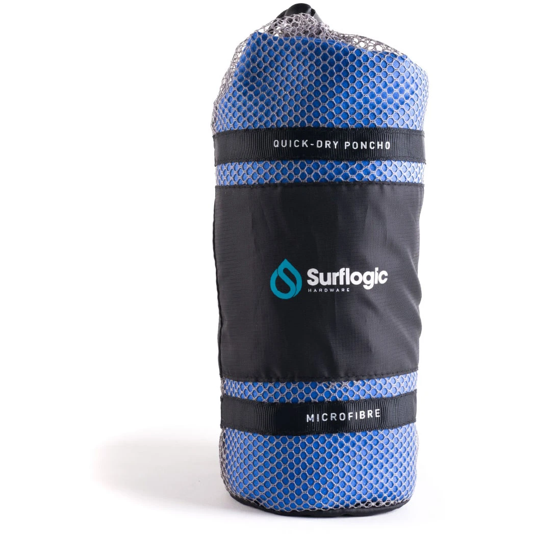 Surflogic Quickdry Microfibre Poncho / Changing Robe - Blue 2 Surflogic Quickdry Microfibre Poncho / Changing Robe - Blue - Image 2